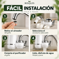 Filtro de Agua Rosales Pure™ | 7 Etapas de Filtración