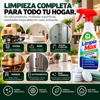 LimpiaMax™ | Limpieza Profunda para Múltiples Superficies
